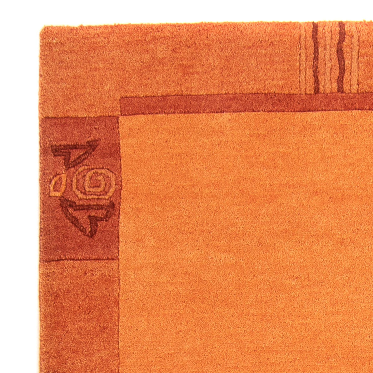 Alfombra de Nepal - 180 x 117 cm - naranja