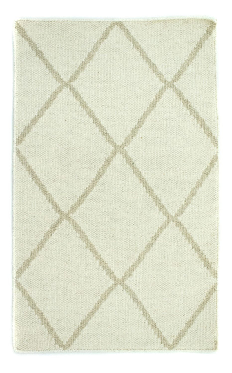 Alfombra Kelim - Tendencia - 90 x 60 cm - beige