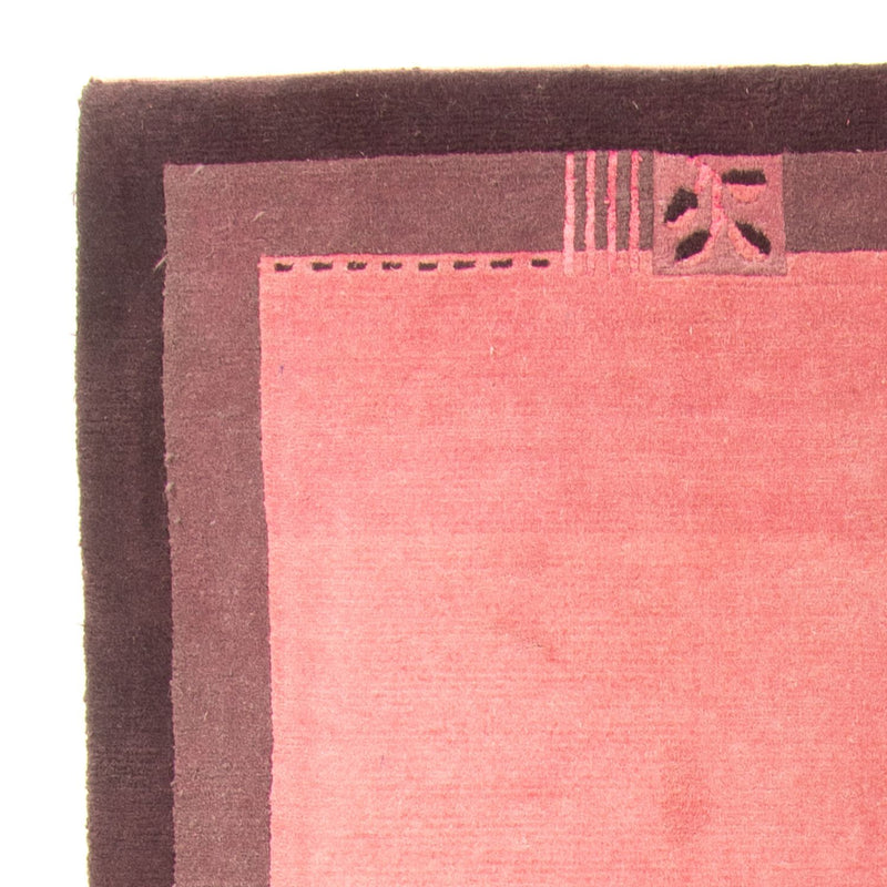 Alfombra de Nepal - 225 x 160 cm - rosa