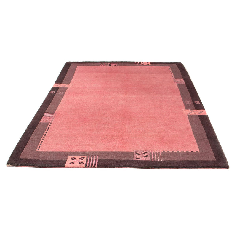 Alfombra de Nepal - 225 x 160 cm - rosa