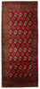 Alfombra Turkaman - 130 x 60 cm - rojo