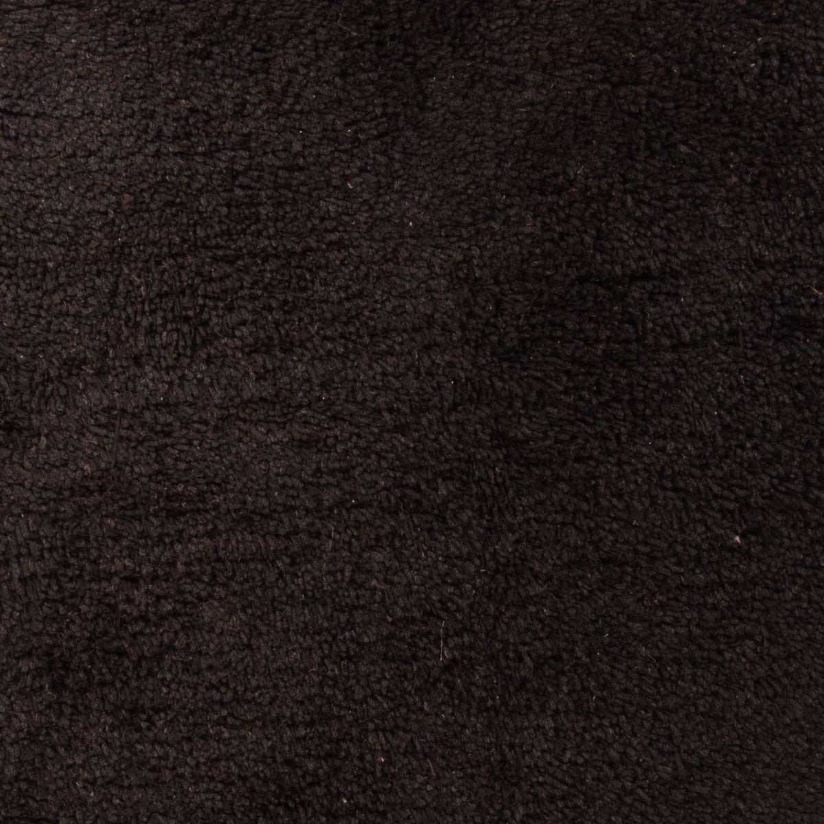 Alfombra de pelo largo - 216 x 150 cm - negro