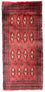 Alfombra Turkaman - 130 x 60 cm - rojo