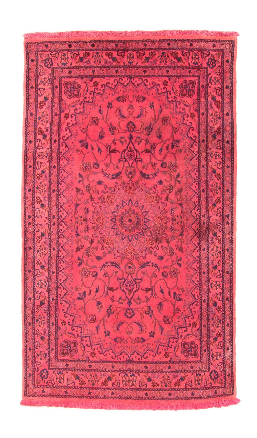 Alfombra persa - Nain - 195 x 120 cm - rojo claro