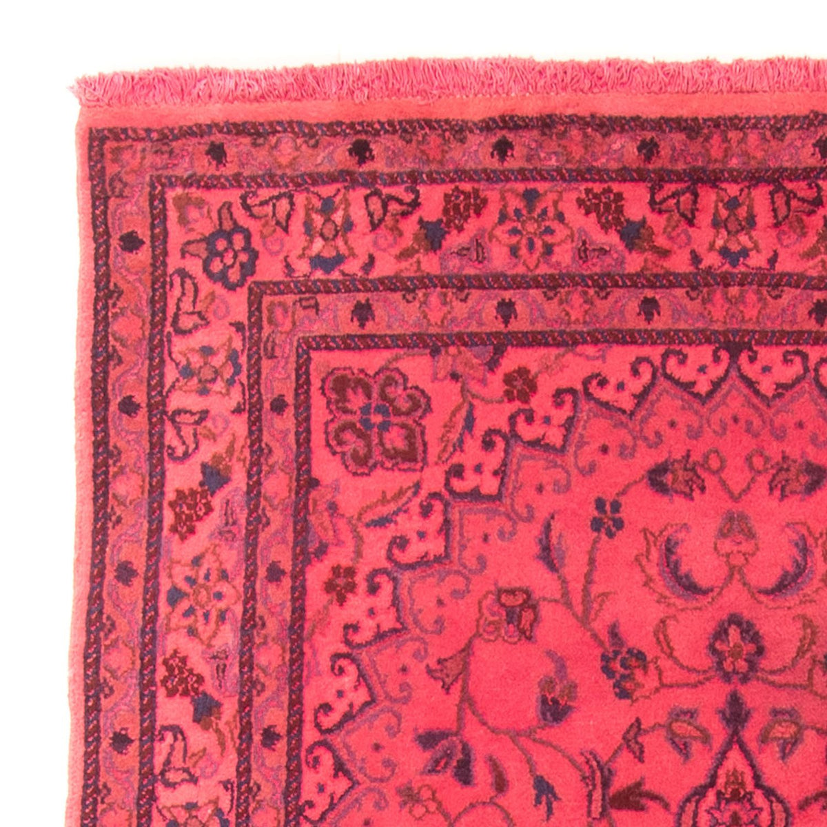 Alfombra persa - Nain - 195 x 120 cm - rojo claro