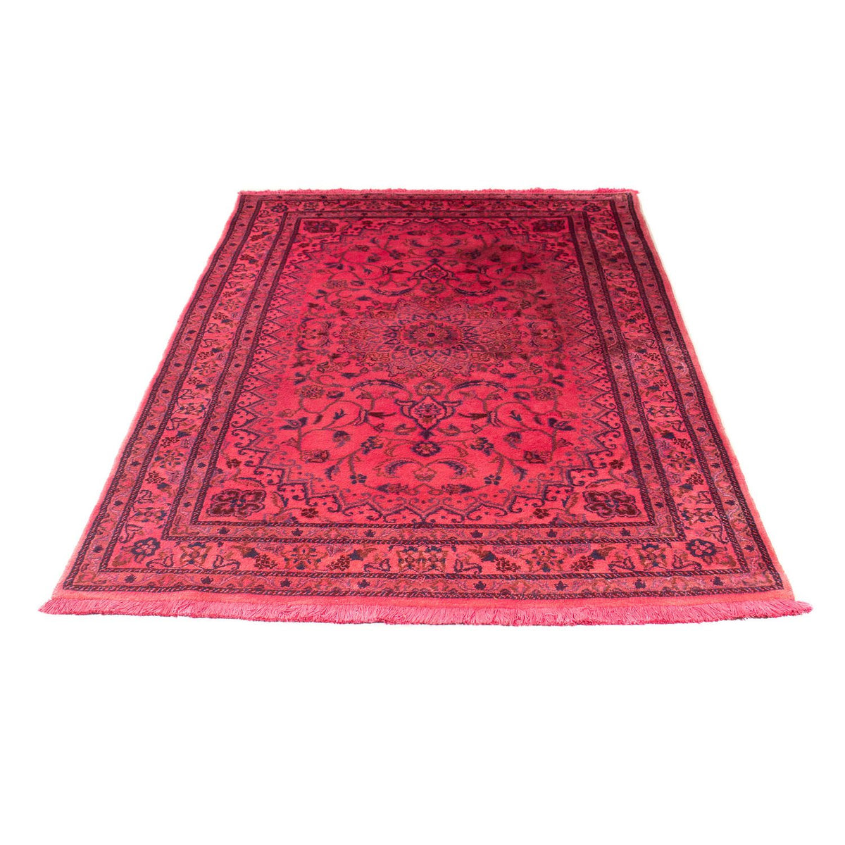 Alfombra persa - Nain - 195 x 120 cm - rojo claro