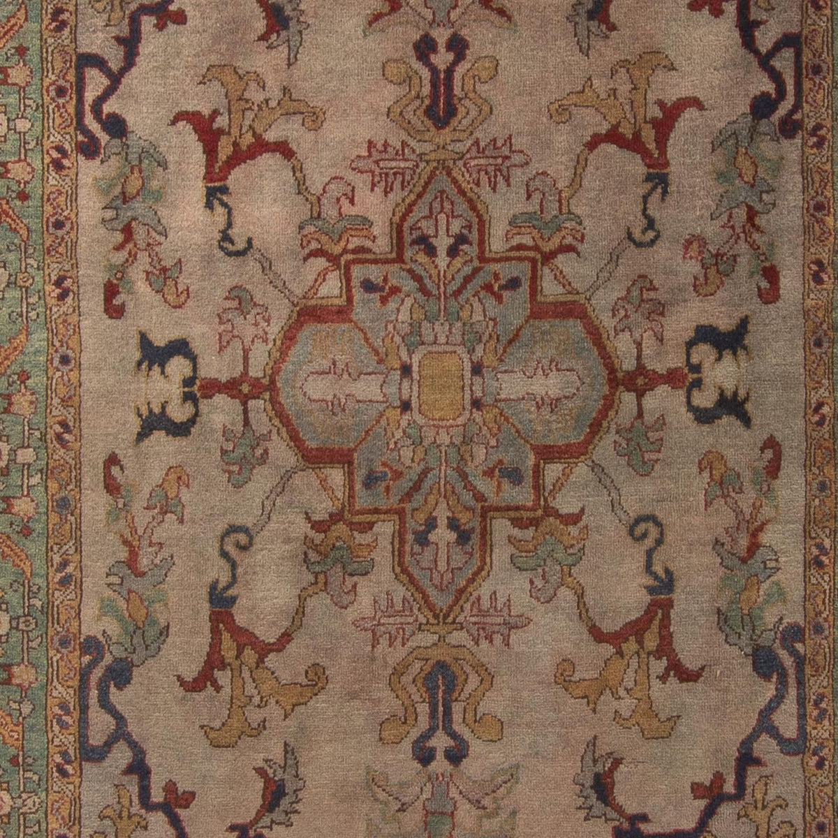 Alfombra persa - Keshan - 220 x 160 cm - chocolate claro