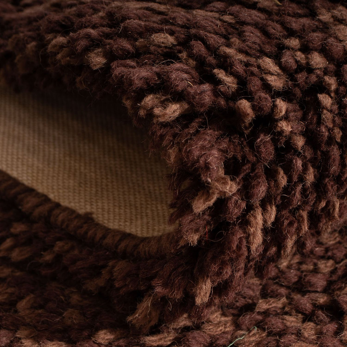 Alfombra de pasillo Alfombra de pelo largo - 295 x 66 cm - marrón