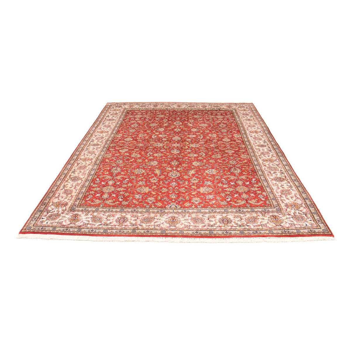 Alfombra de seda - Seda de Cachemira - 277 x 186 cm - rojo