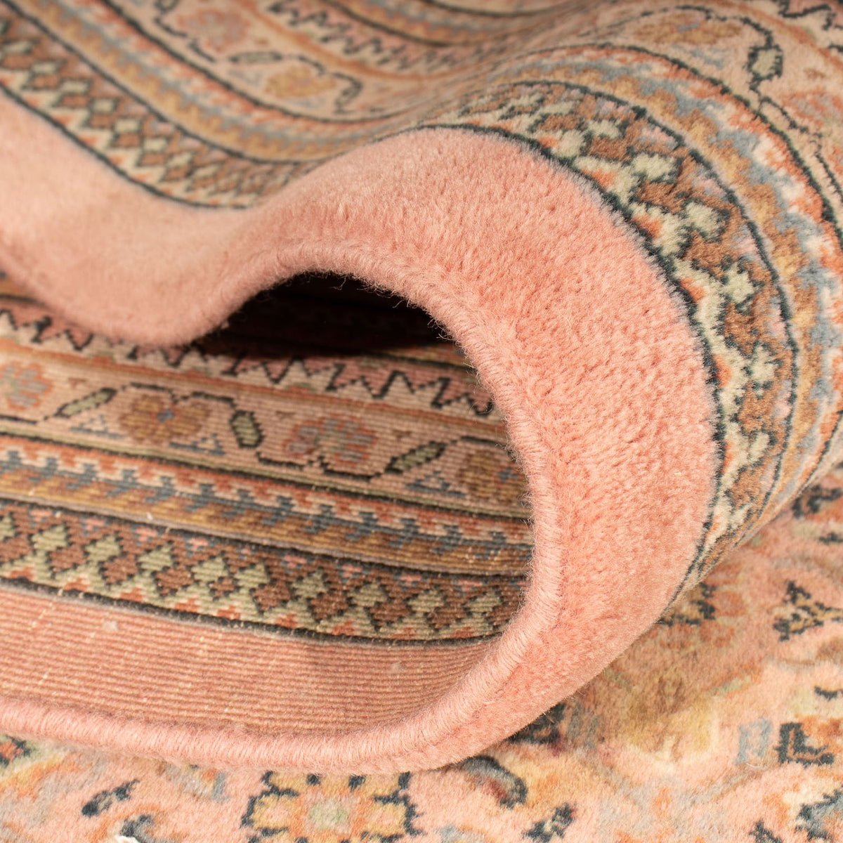 Alfombra oriental - Indus - 412 x 298 cm - marrón claro