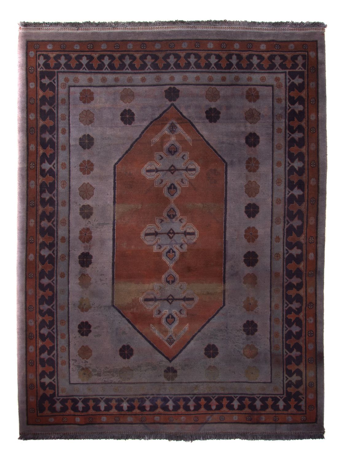 Alfombra persa - Nómada - 340 x 250 cm - marrón oscuro