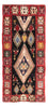 Alfombra de pasillo Alfombra Kelim - Antigua - 300 x 150 cm - multicolor