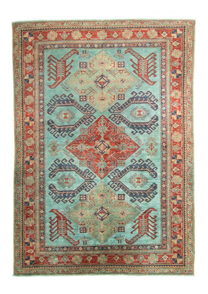 Alfombra Ziegler - Kazak - 267 x 186 cm - azul claro