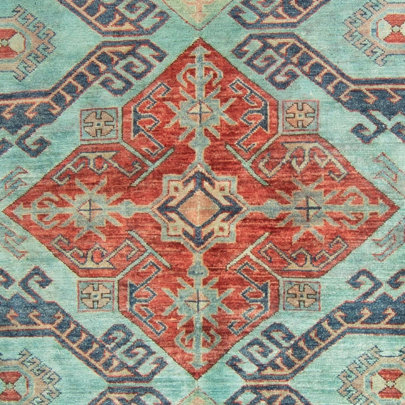 Alfombra Ziegler - Kazak - 267 x 186 cm - azul claro