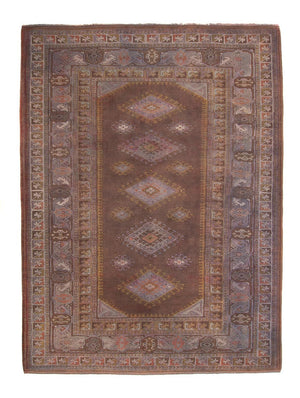 Alfombra Pakistani - 285 x 200 cm - marrón oscuro