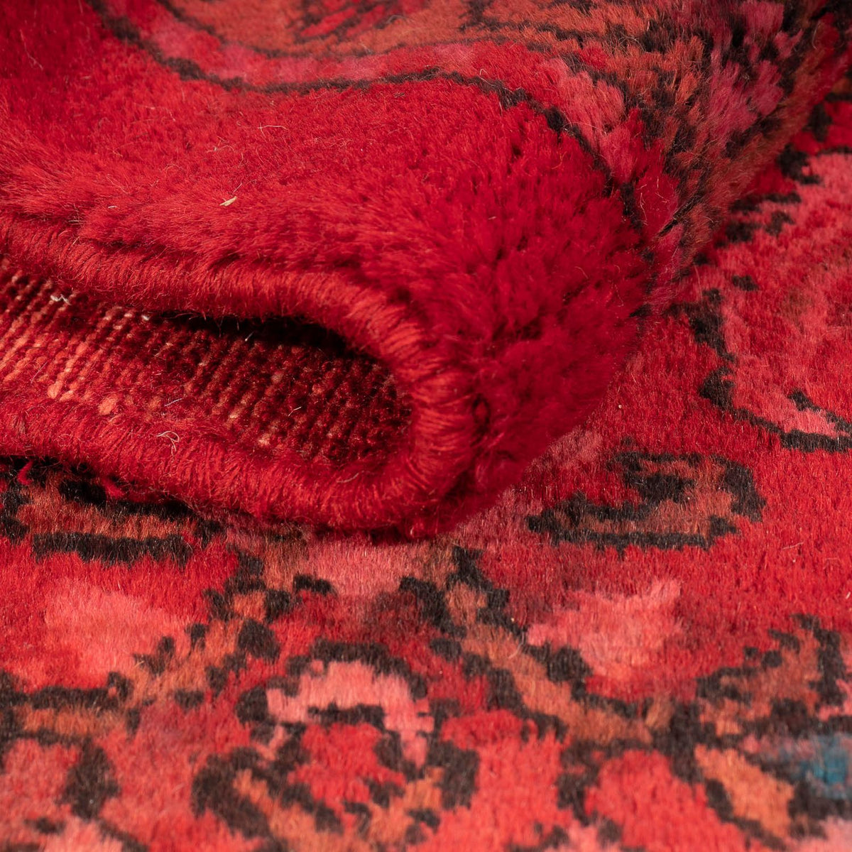 Alfombra persa - Nómada - 342 x 212 cm - rojo oscuro