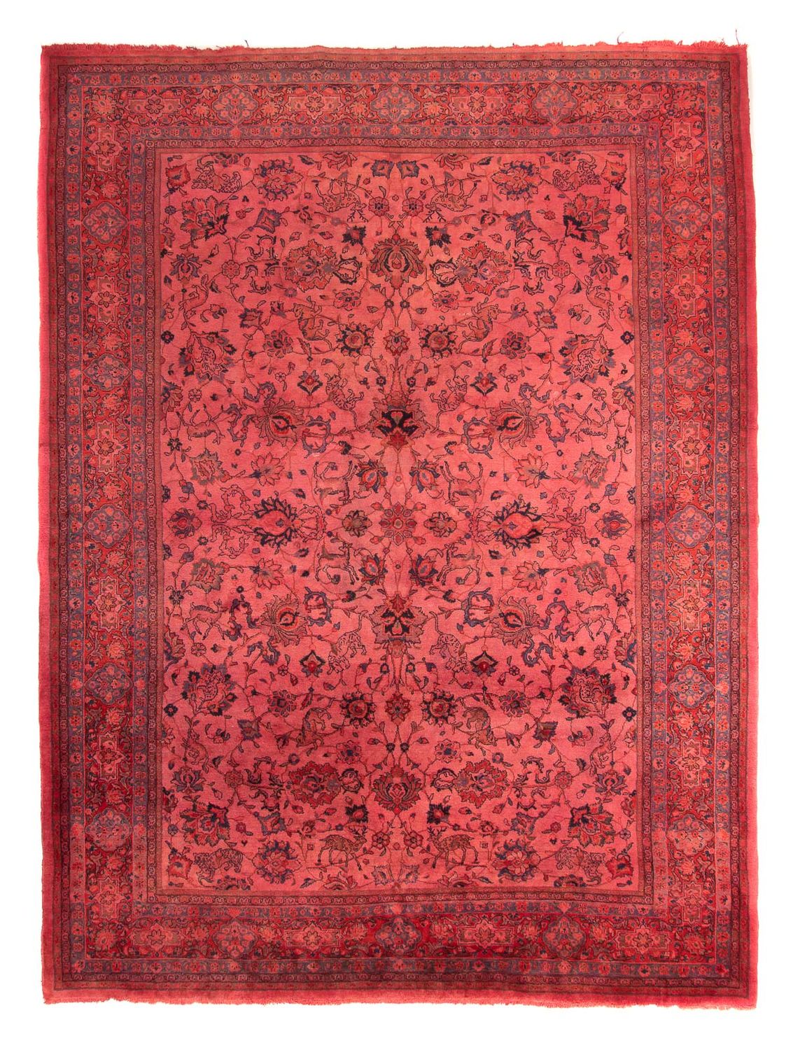 Alfombra persa - Clásica - 349 x 244 cm - rojo claro
