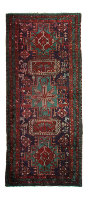 Alfombra de pasillo Alfombra persa - Nómada - 392 x 132 cm - multicolor