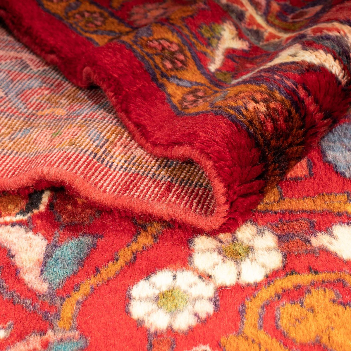 Alfombra persa - Nómada - 460 x 326 cm - rojo oscuro