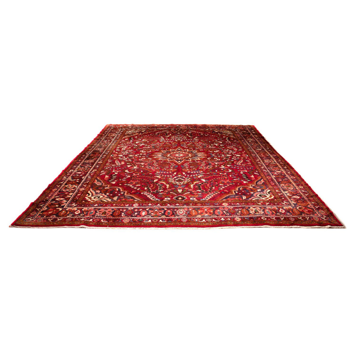 Alfombra persa - Nómada - 460 x 326 cm - rojo oscuro