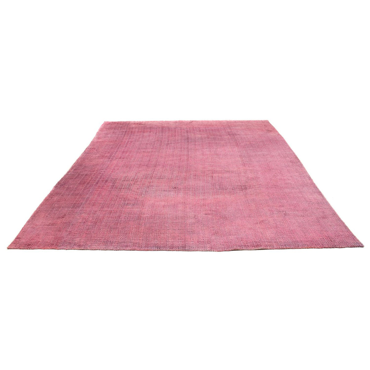 Alfombra de viscosa - 313 x 226 cm - rosa