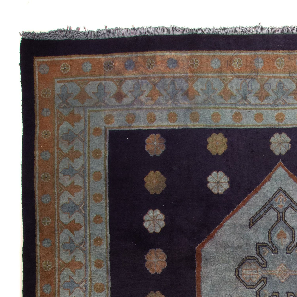 Alfombra persa - Nómada - 325 x 245 cm - azul oscuro