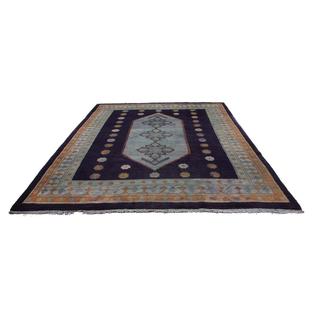 Alfombra persa - Nómada - 325 x 245 cm - azul oscuro