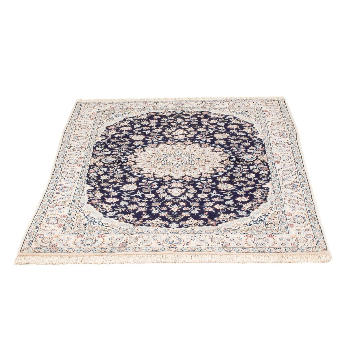 Alfombra Persa - Nain - Prima - 150 x 97 cm - azul oscuro