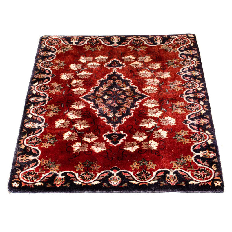 Alfombra persa - Keshan cuadrado  - 97 x 77 cm - rojo