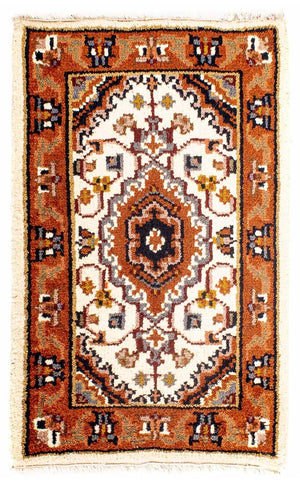 Alfombra oriental - Bidjar - Indus - 90 x 60 cm - beige