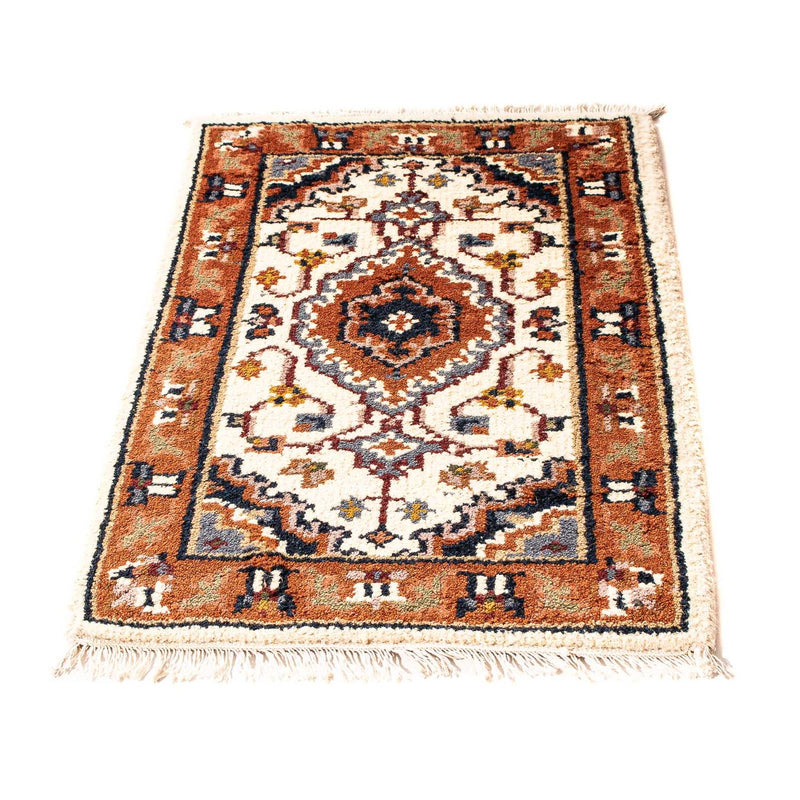 Alfombra oriental - Bidjar - Indus - 90 x 60 cm - beige