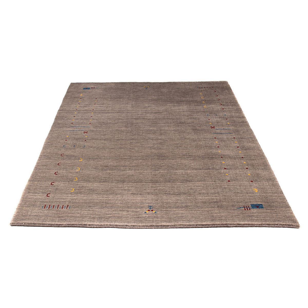 Alfombra Gabbeh - Loribaft Indus - 201 x 144 cm - marrón
