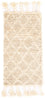 Alfombra Kelim - Tendencia - 62 x 32 cm - beige