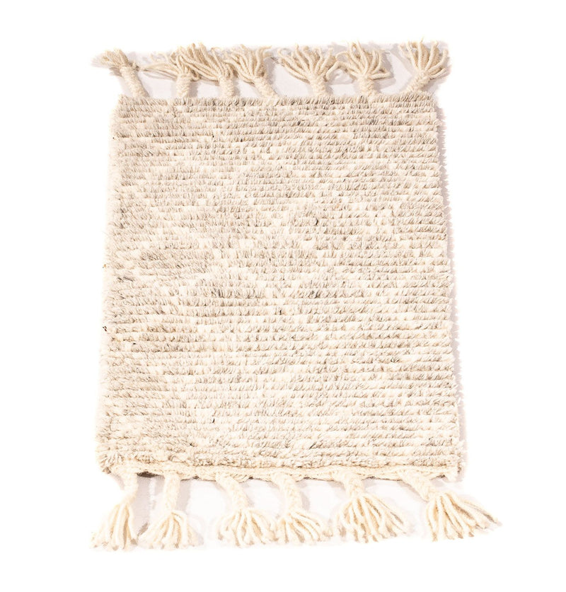 Alfombra Kelim - Tendencia - 62 x 32 cm - beige
