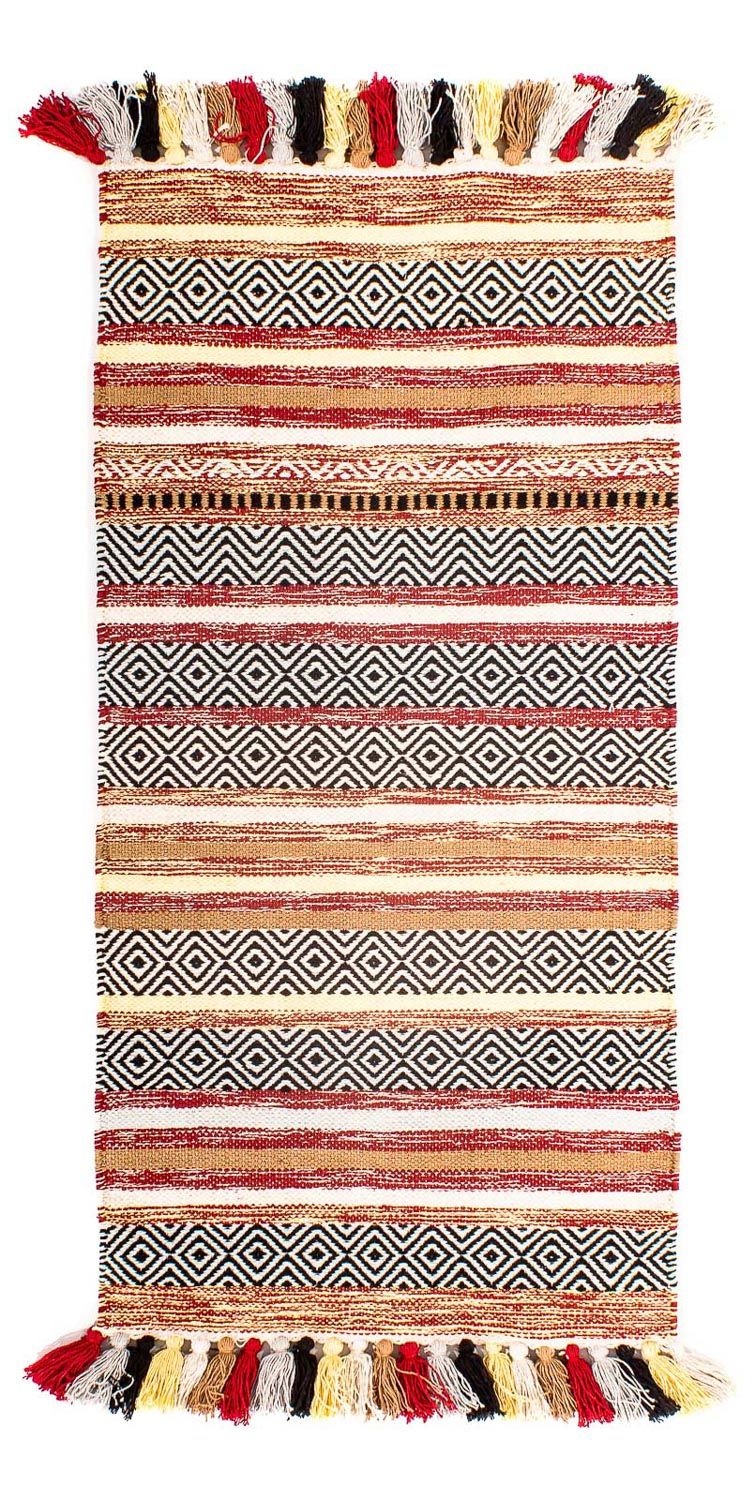 Alfombra Kelim - Tendencia - 120 x 58 cm - multicolor