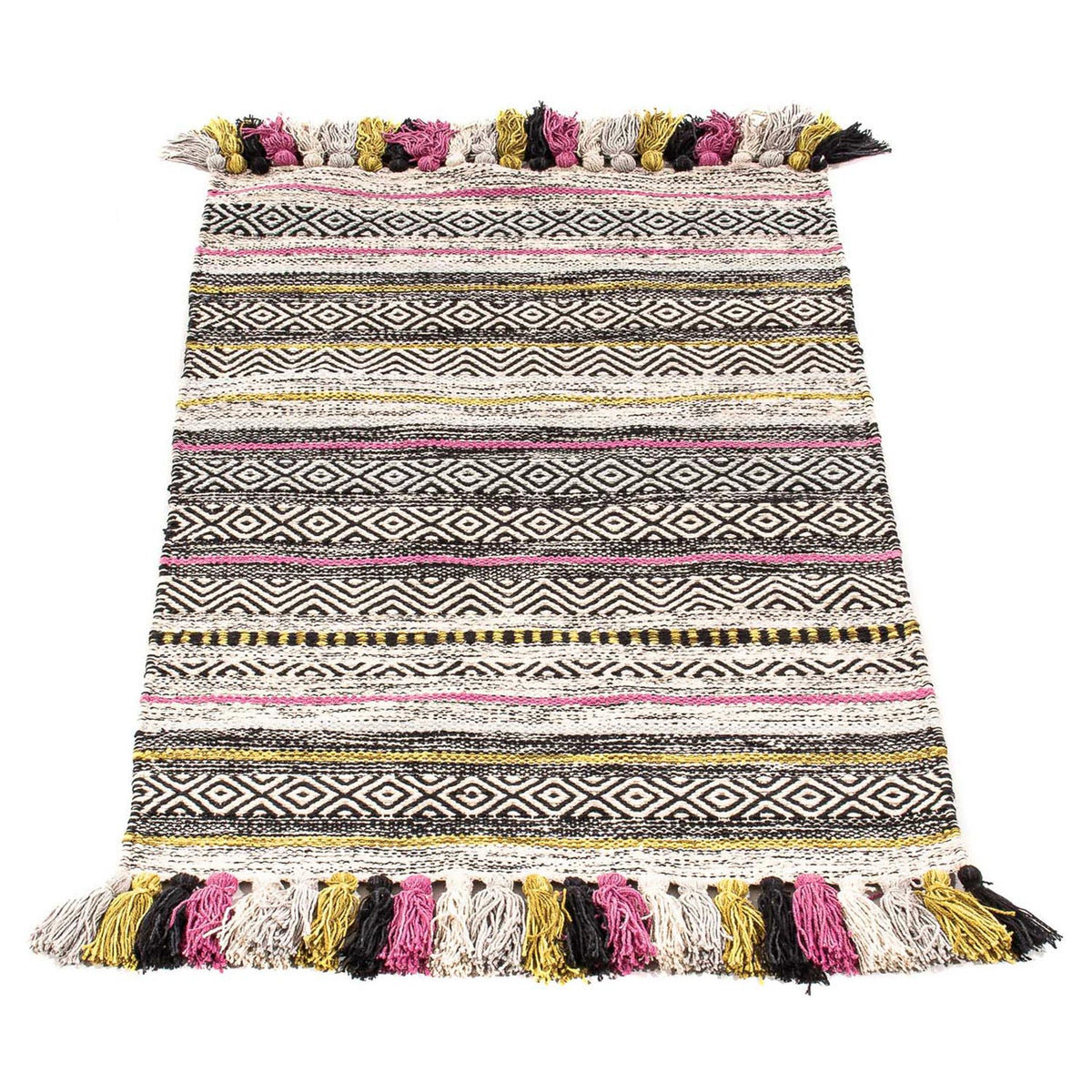 Alfombra Kelim - Tendencia - 96 x 58 cm - multicolor