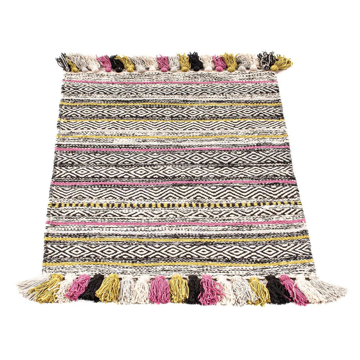 Alfombra Kelim - Tendencia - 90 x 60 cm - multicolor