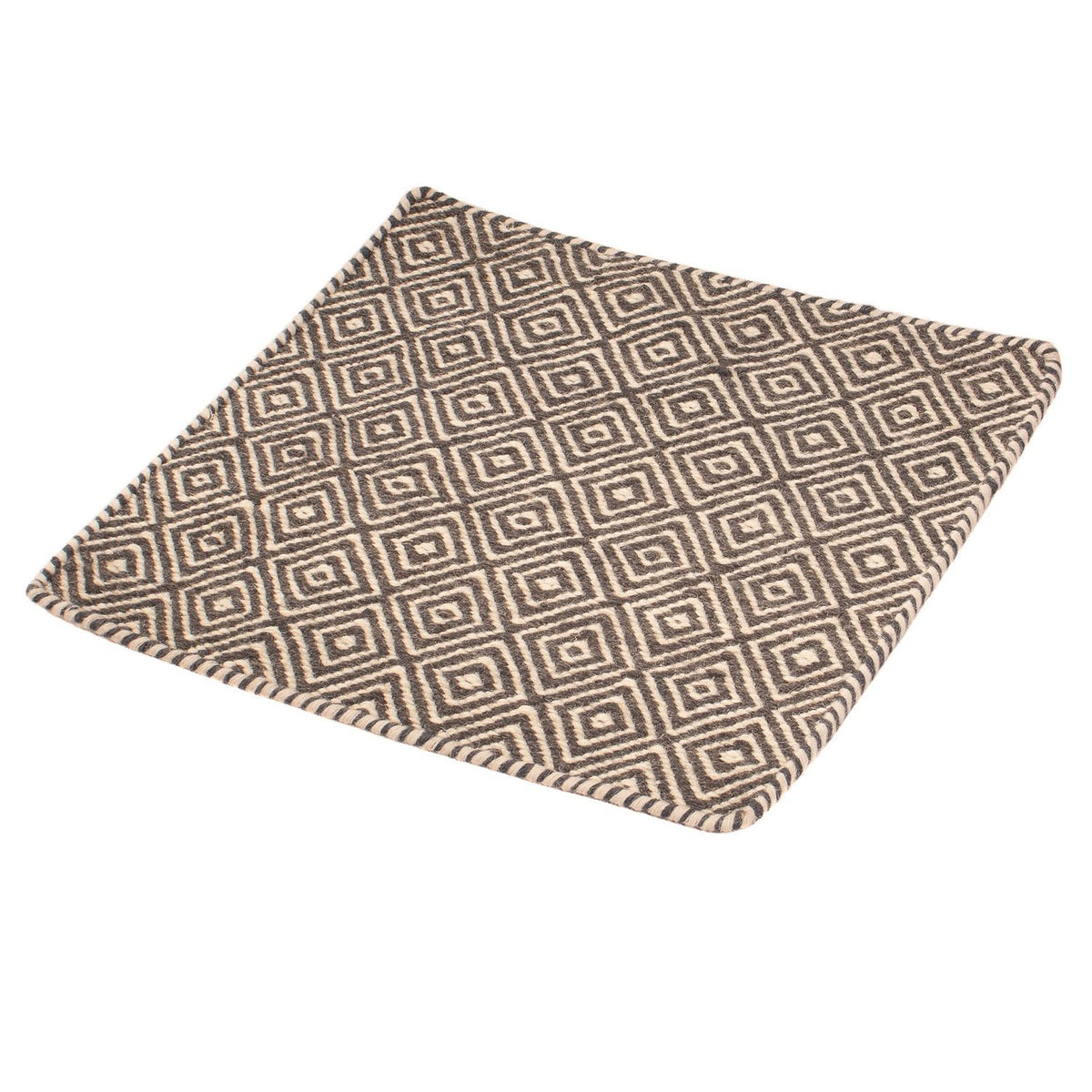 Alfombra Kelim - Tendencia cuadrado - 45 x 45 cm - multicolor