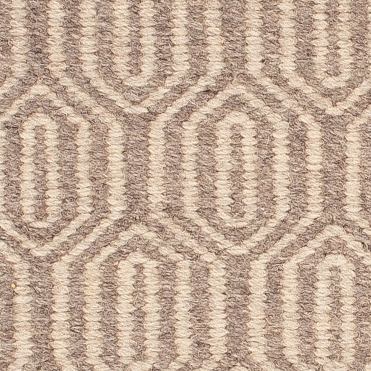 Alfombra Kelim - Tendencia cuadrado  - 46 x 45 cm - marrón claro