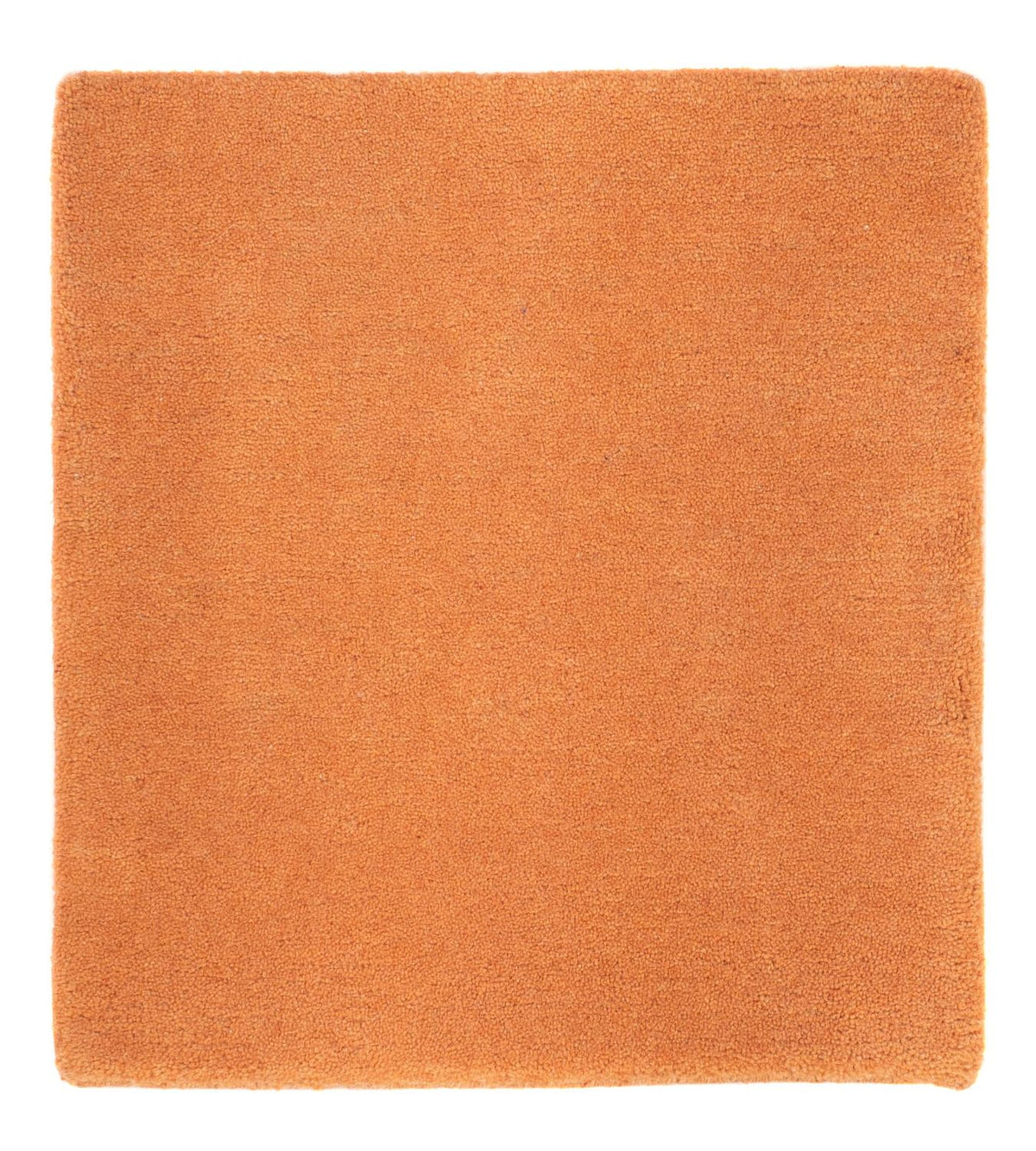 Alfombra de Nepal cuadrado  - 49 x 44 cm - naranja