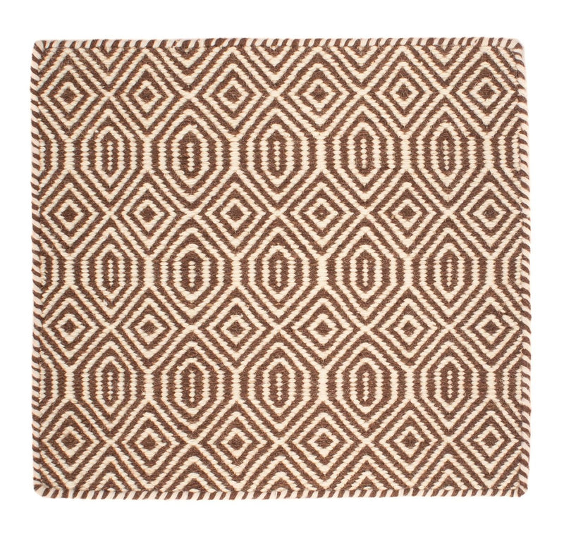Alfombra Kelim - Tendencia cuadrado  - 45 x 45 cm - multicolor