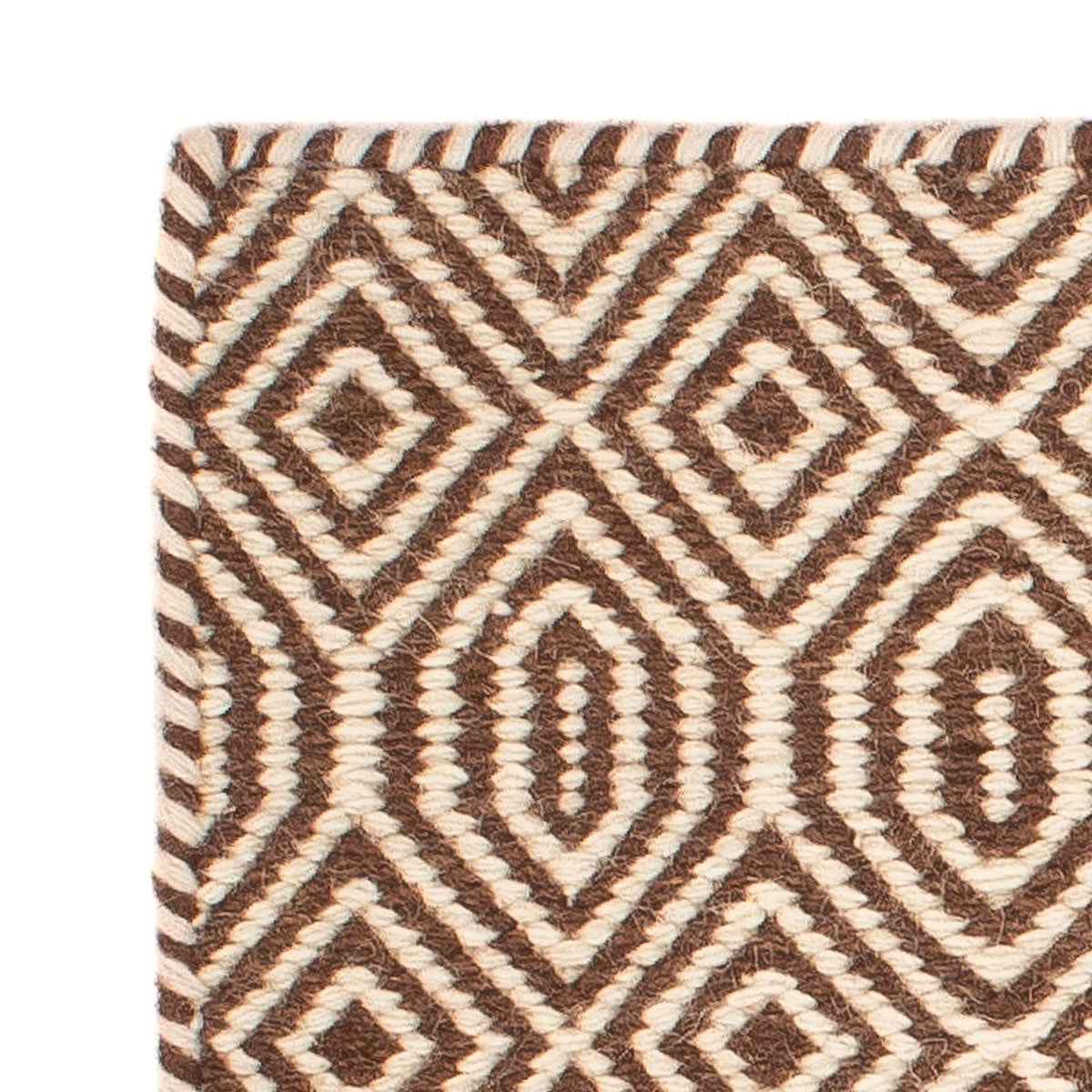 Alfombra Kelim - Tendencia cuadrado  - 45 x 45 cm - multicolor