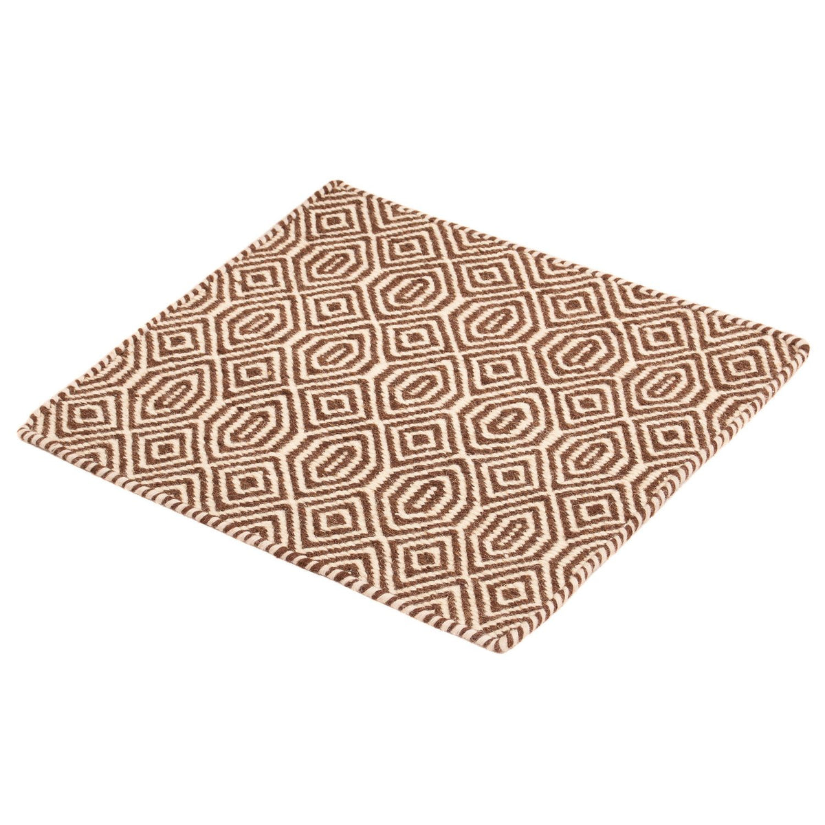 Alfombra Kelim - Tendencia cuadrado  - 45 x 45 cm - multicolor