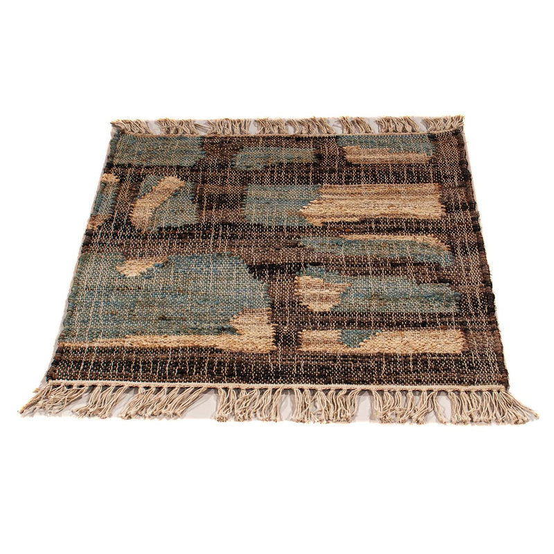 Alfombra Kelim - Tendencia cuadrado  - 60 x 60 cm - multicolor