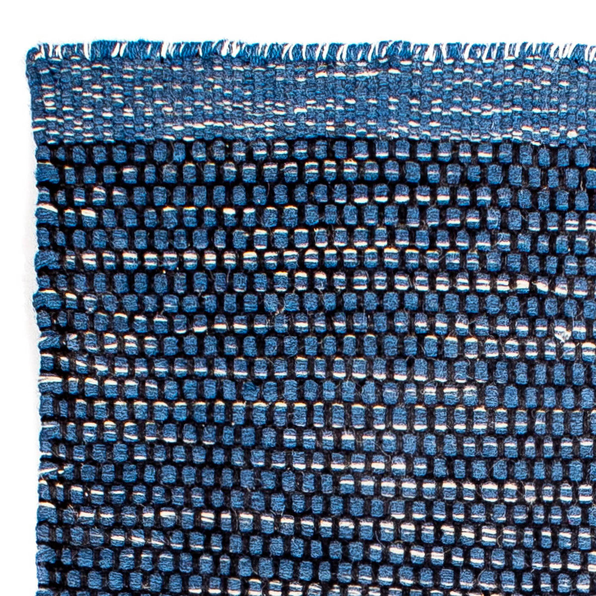 Alfombra Kelim - Tendencia - 88 x 62 cm - azul oscuro