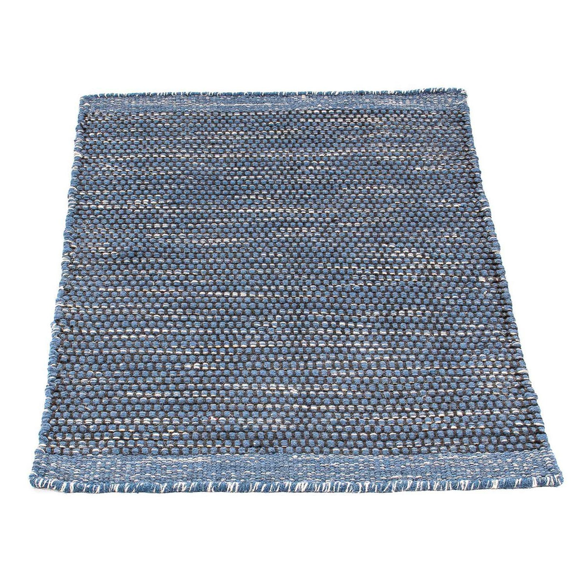 Alfombra Kelim - Tendencia - 88 x 62 cm - azul oscuro