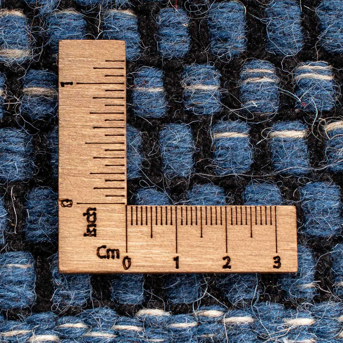 Alfombra Kelim - Tendencia - 88 x 62 cm - azul oscuro