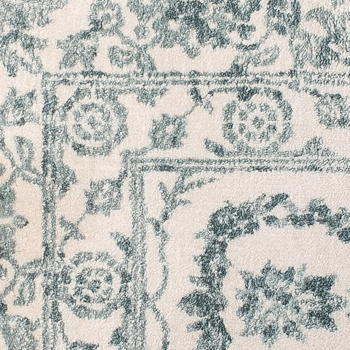 Alfombra de viscosa cuadrado - 55 x 50 cm - beige