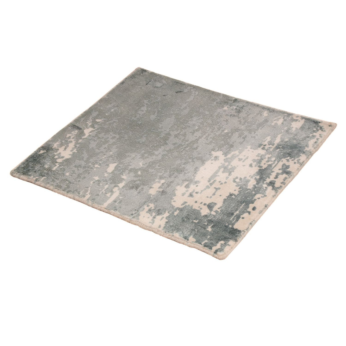 Alfombra de viscosa cuadrado - 55 x 51 cm - multicolor