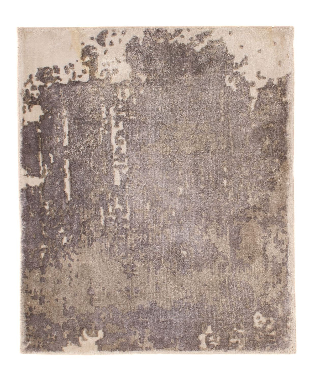 Alfombra de viscosa cuadrado - 62 x 58 cm - multicolor